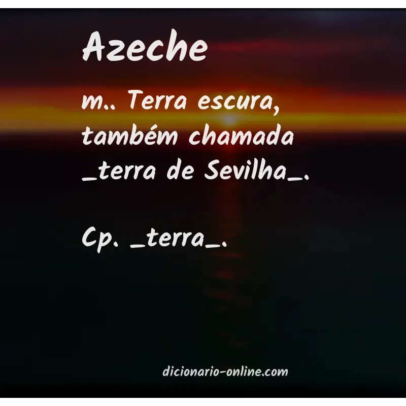 Significado de azeche