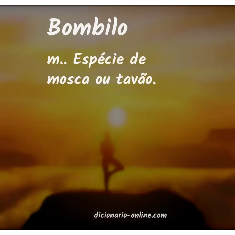 Significado de bombilo