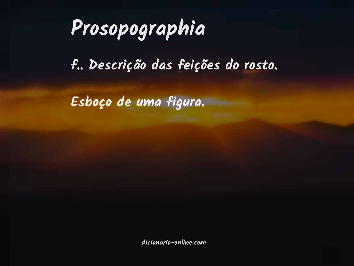 Significado de prosopographia