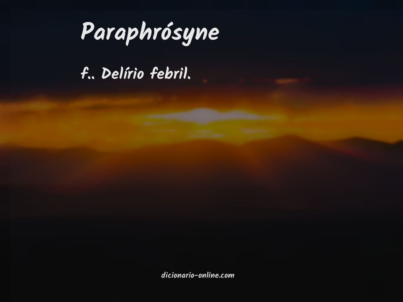 Significado de paraphrósyne