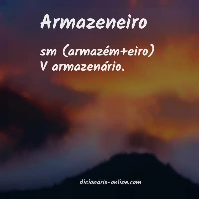 Significado de armazeneiro