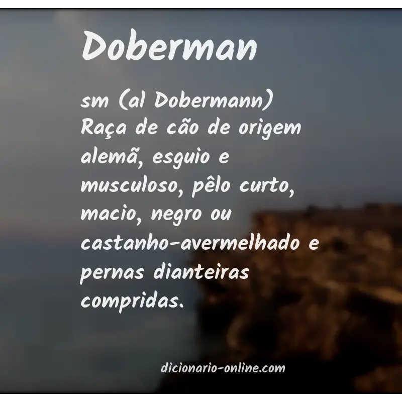 Significado de doberman