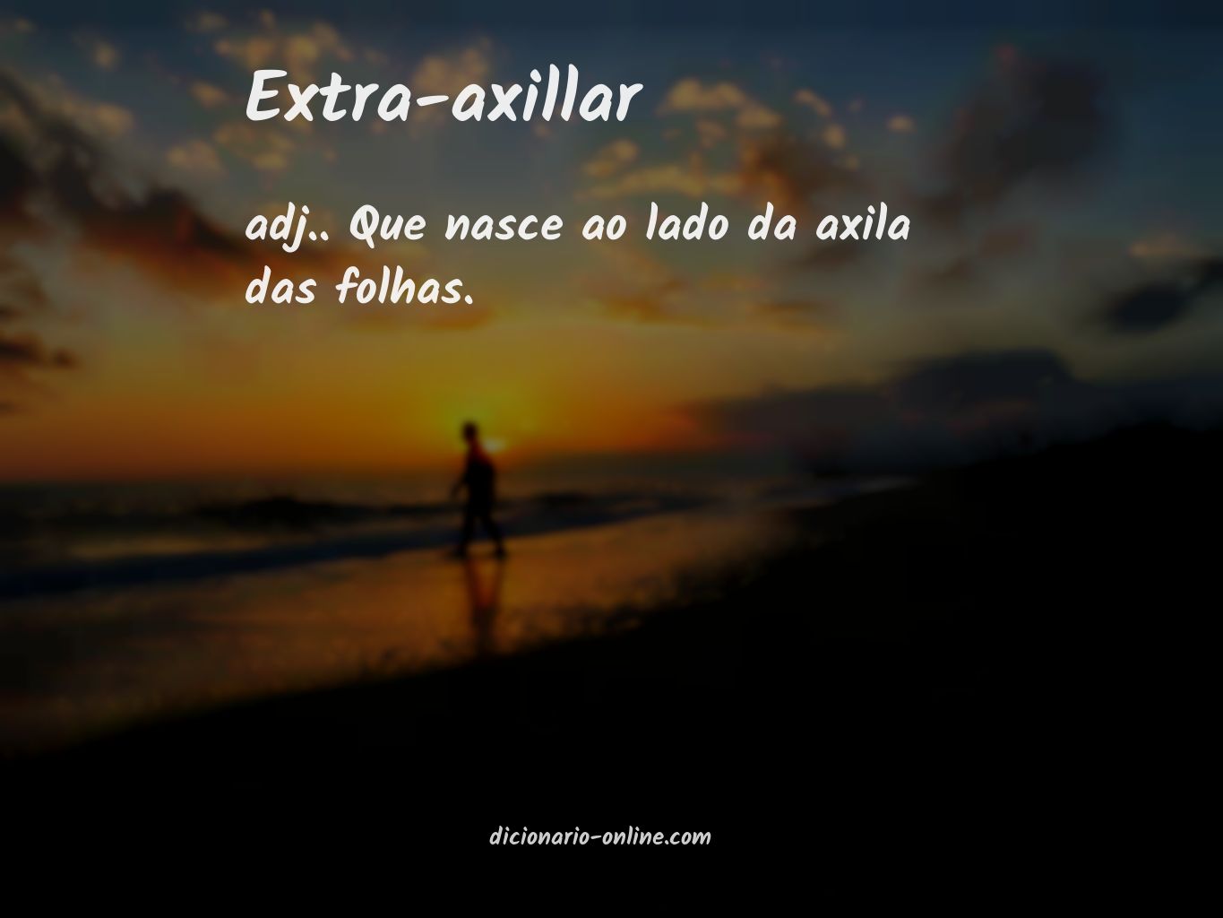 Significado de extra-axillar