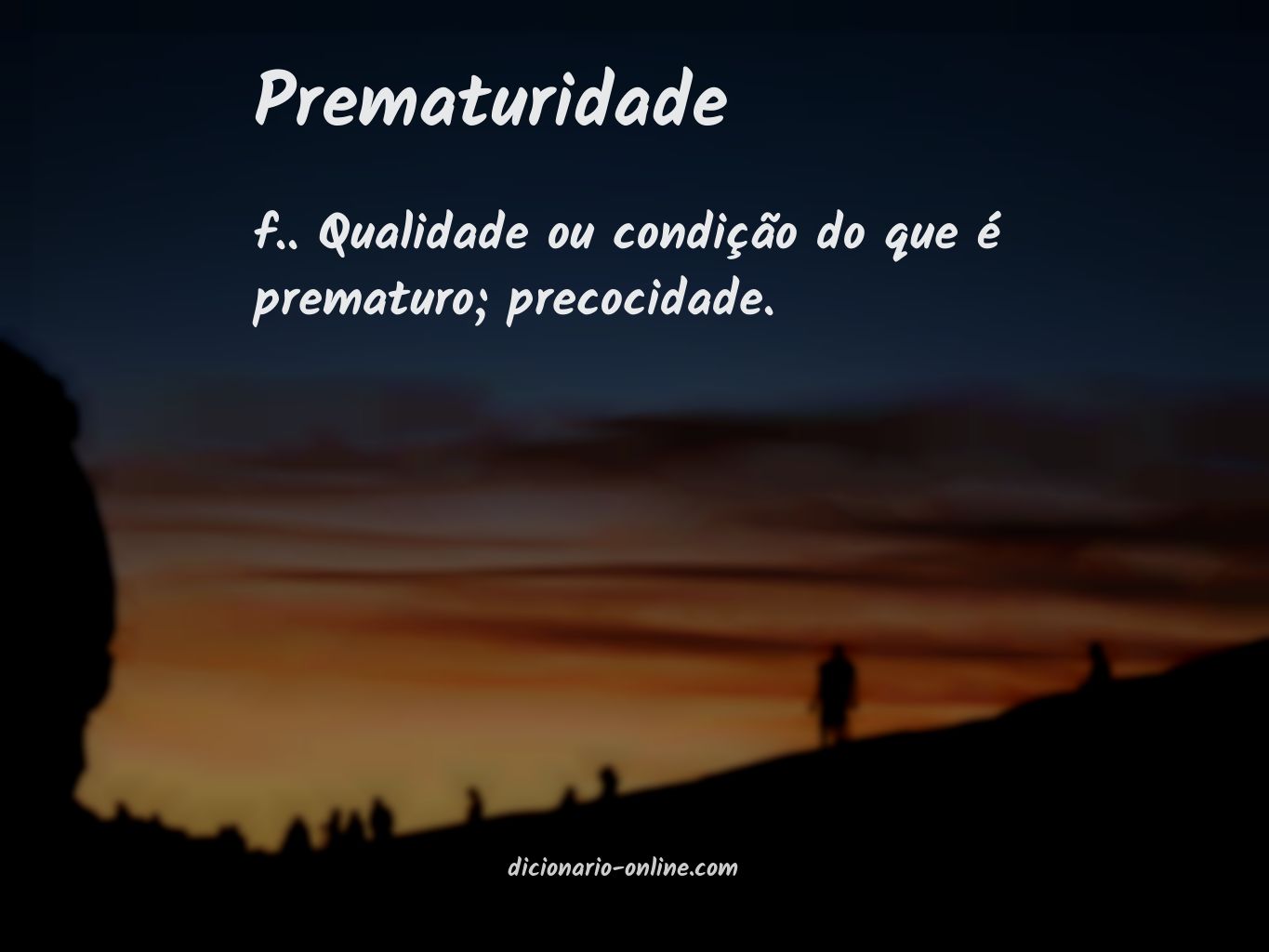 Significado de prematuridade