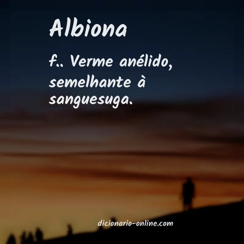 Significado de albiona
