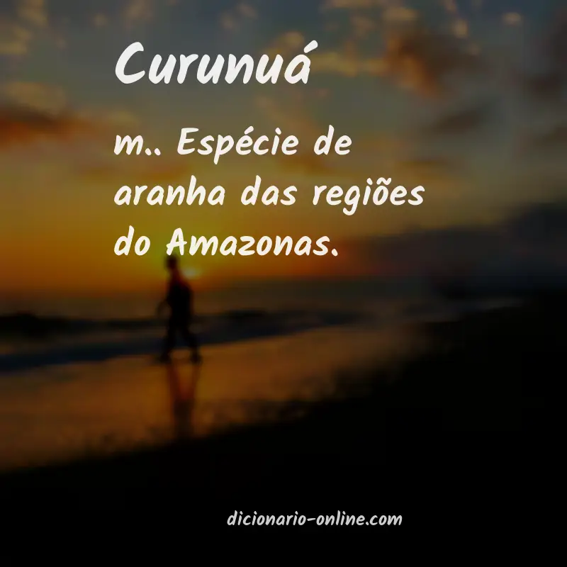 Significado de curunuá