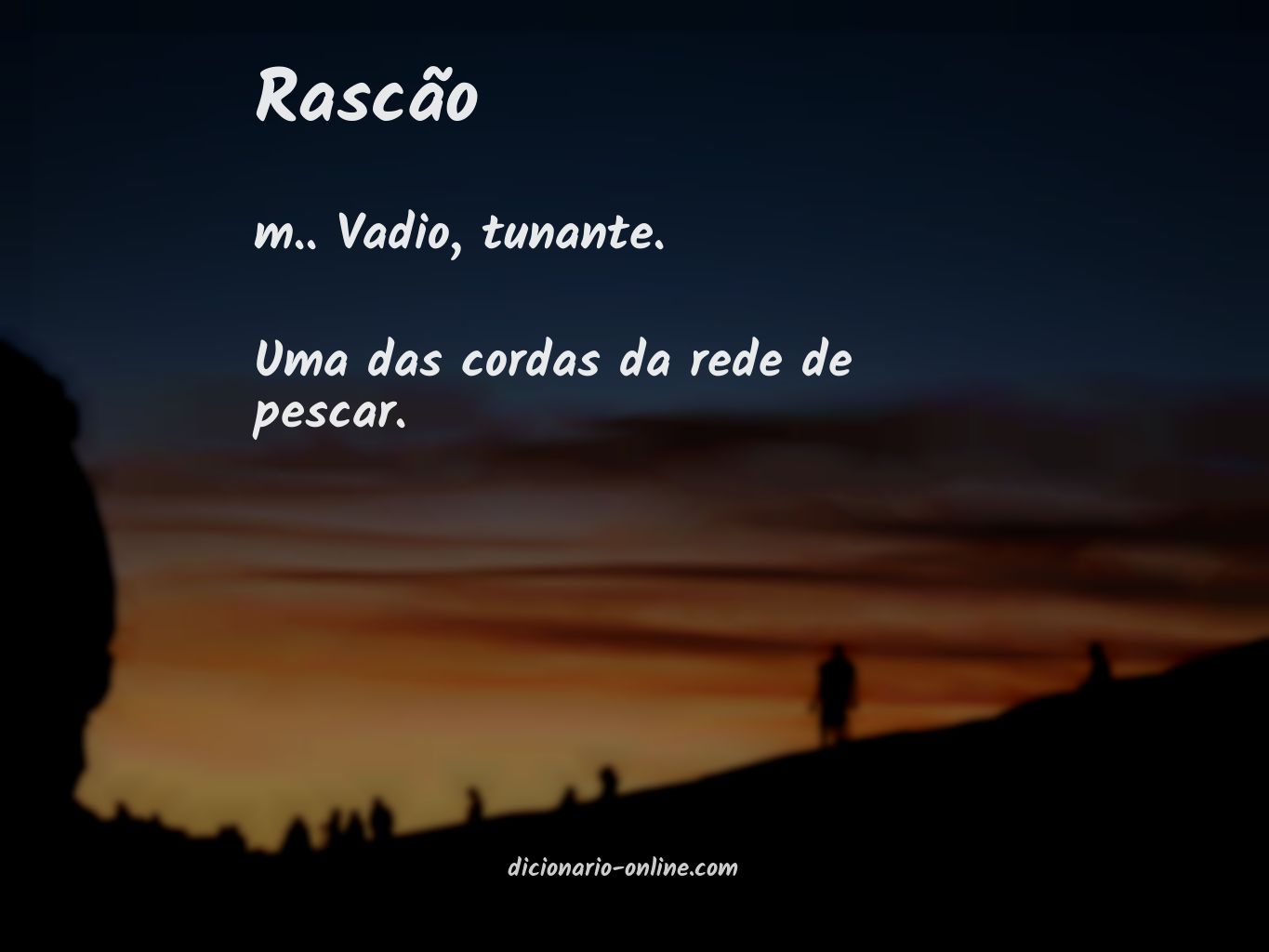 Significado de rascão