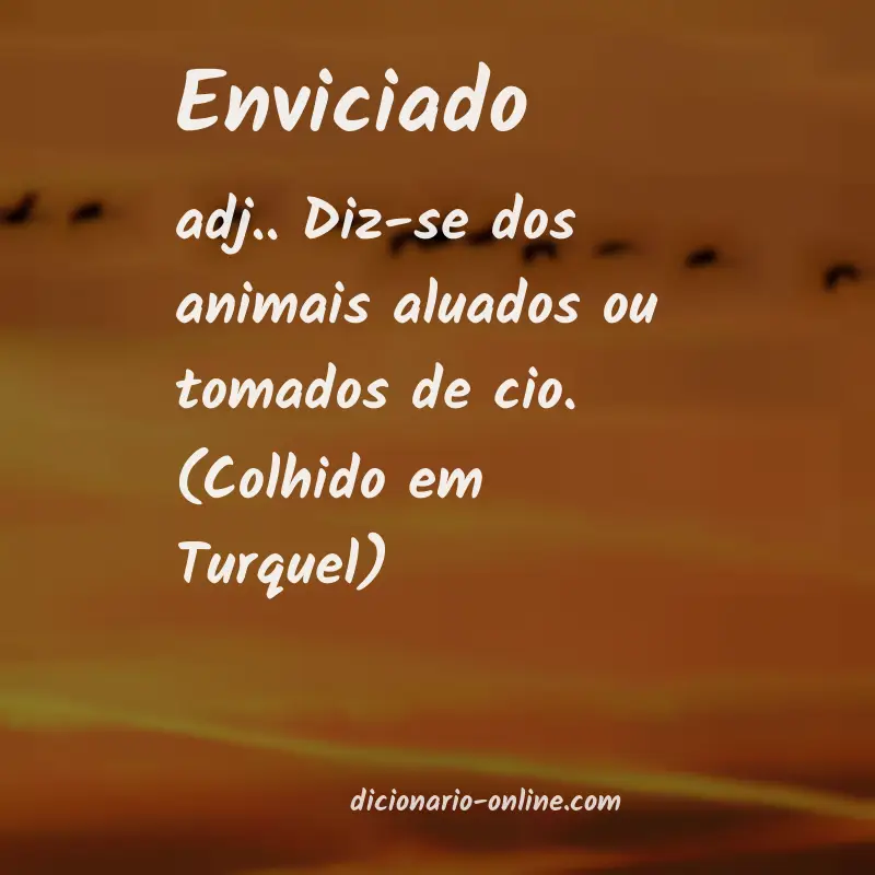 Significado de enviciado