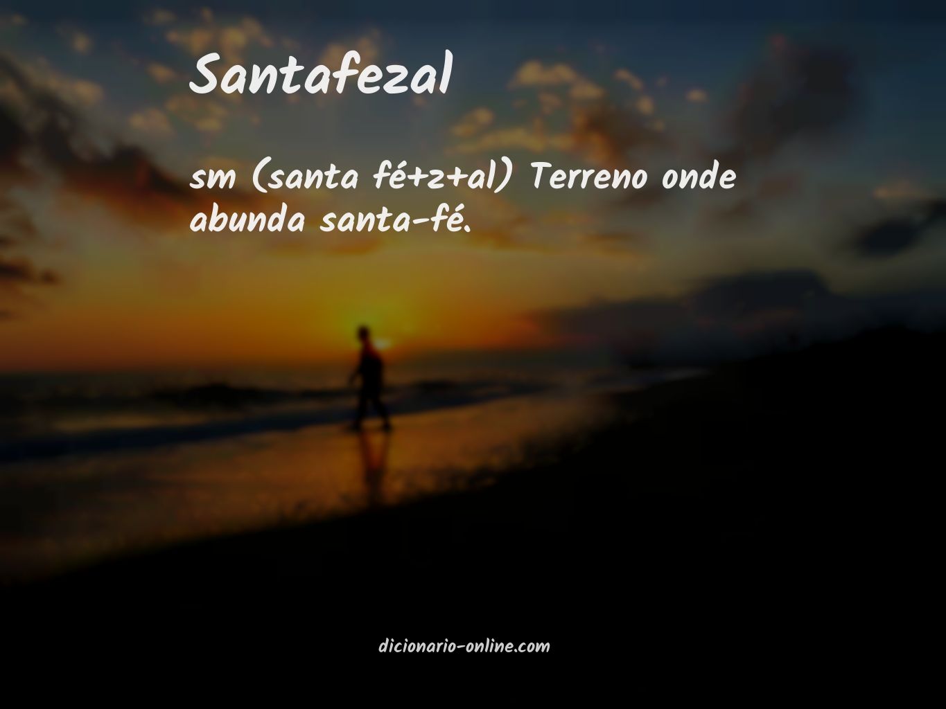 Significado de santafezal