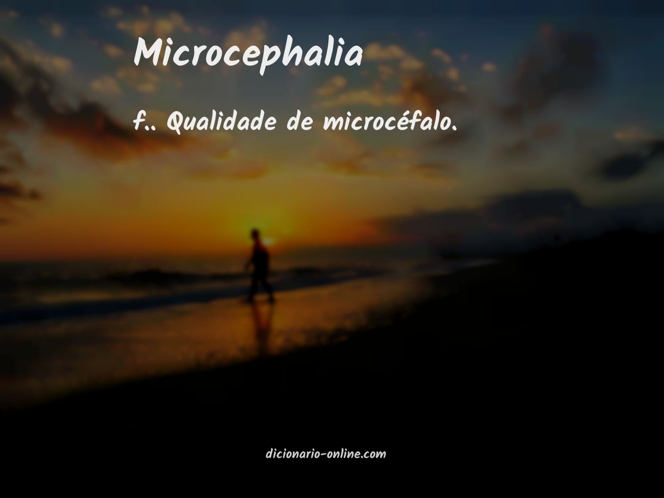 Significado de microcephalia