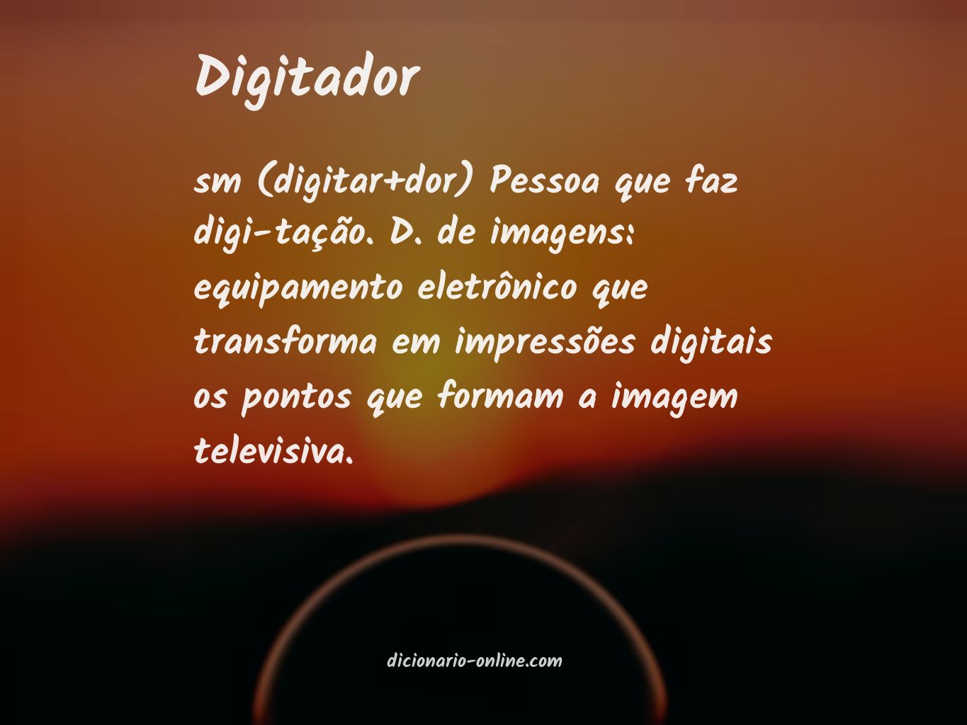 Significado de digitador