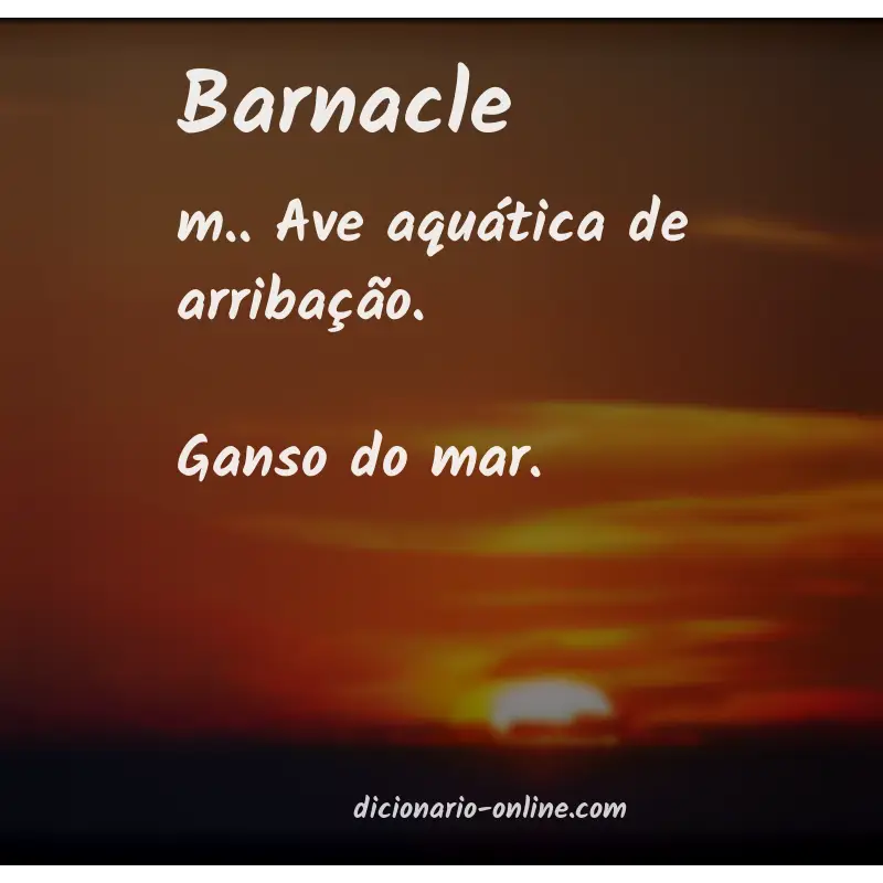 Significado de barnacle
