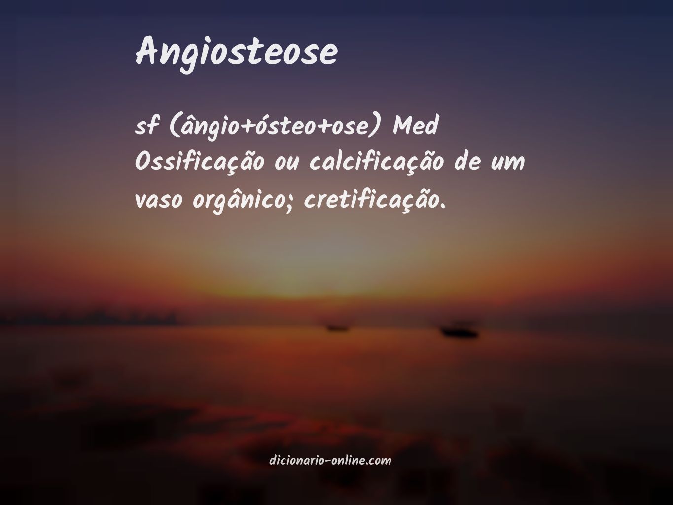 Significado de angiosteose