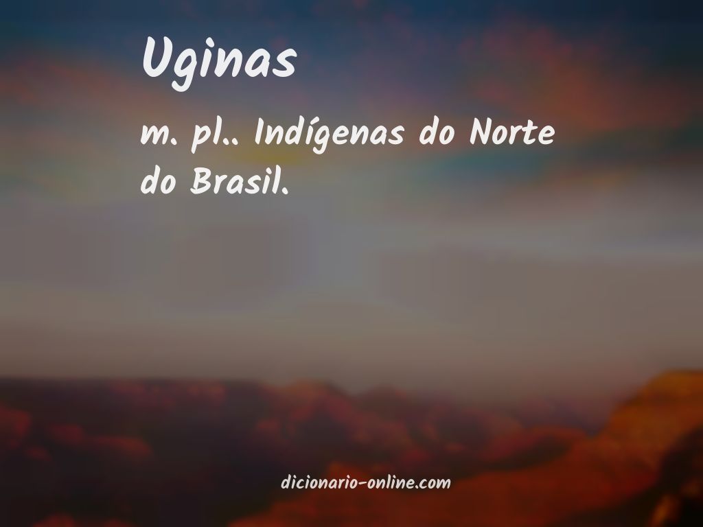 Significado de uginas