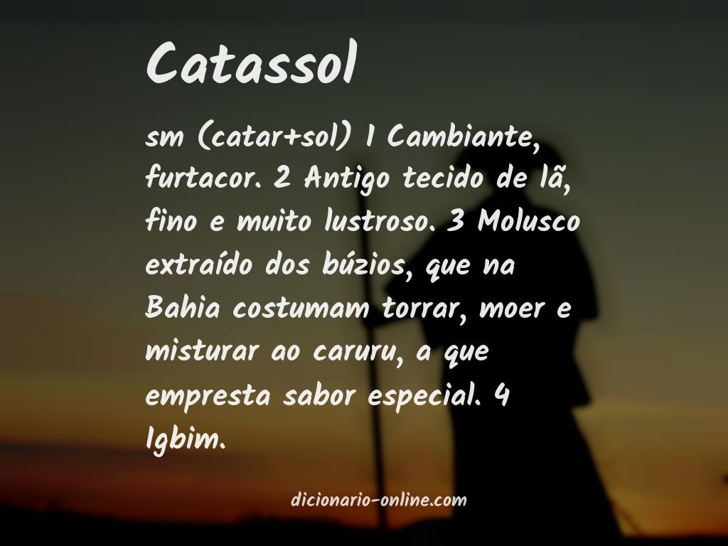 Significado de catassol