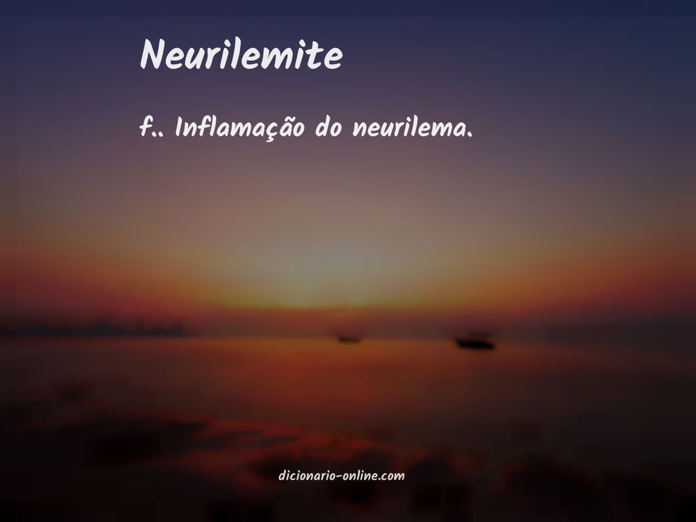 Significado de neurilemite