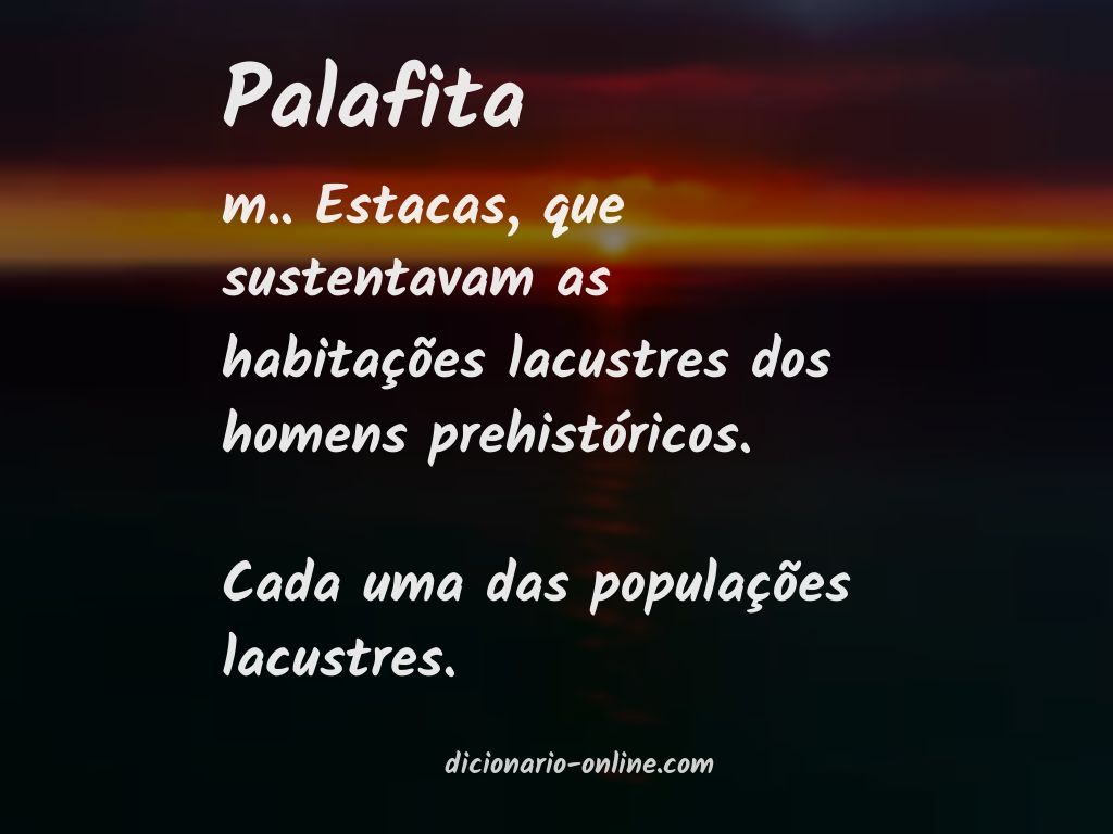 Significado de palafita