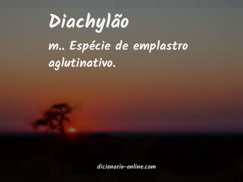 Significado de diachylão