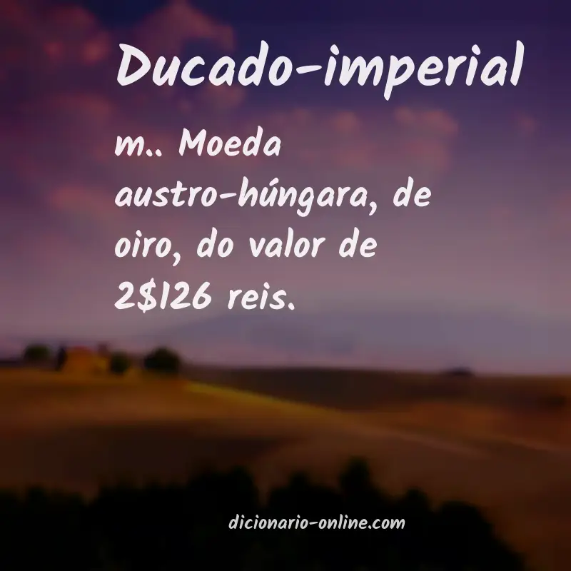 Significado de ducado-imperial