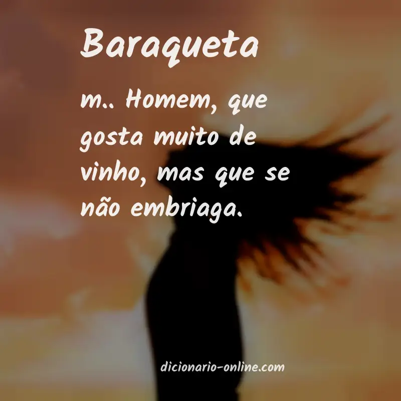 Significado de baraqueta