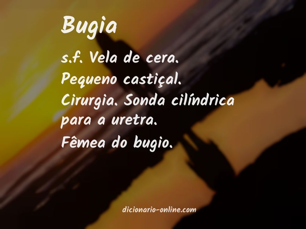 Significado de bugia