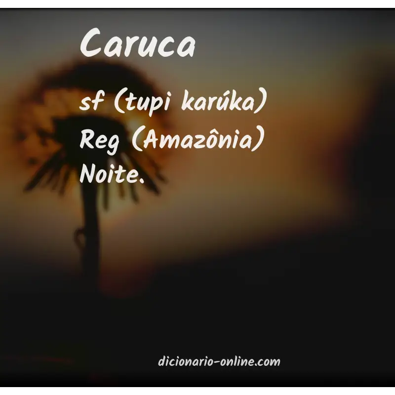 Significado de caruca