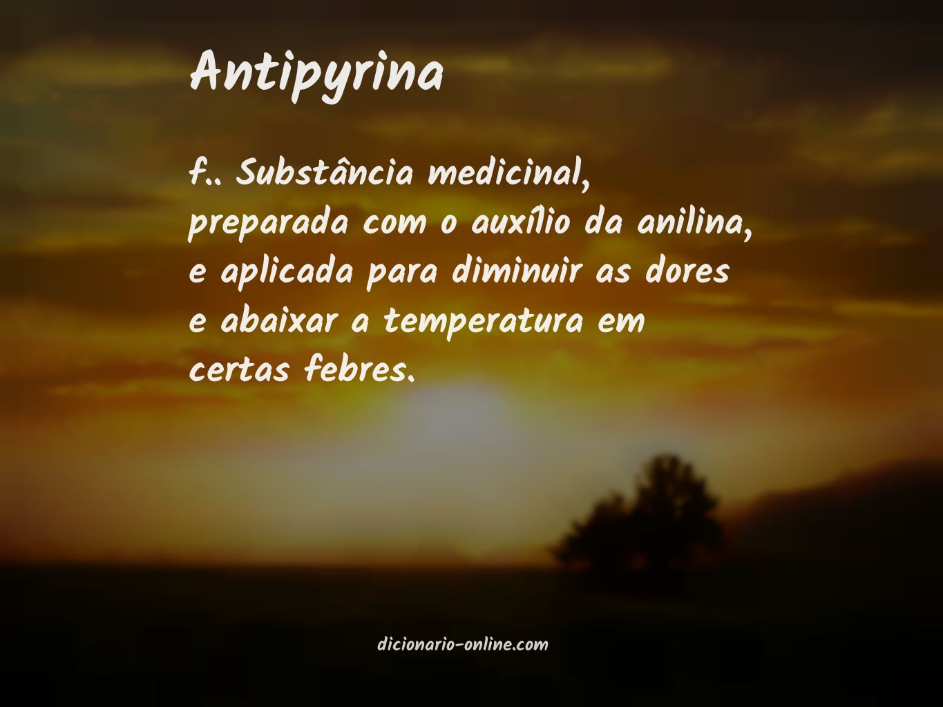 Significado de antipyrina