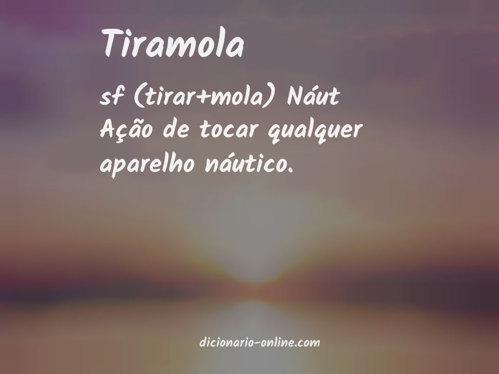 Significado de tiramola