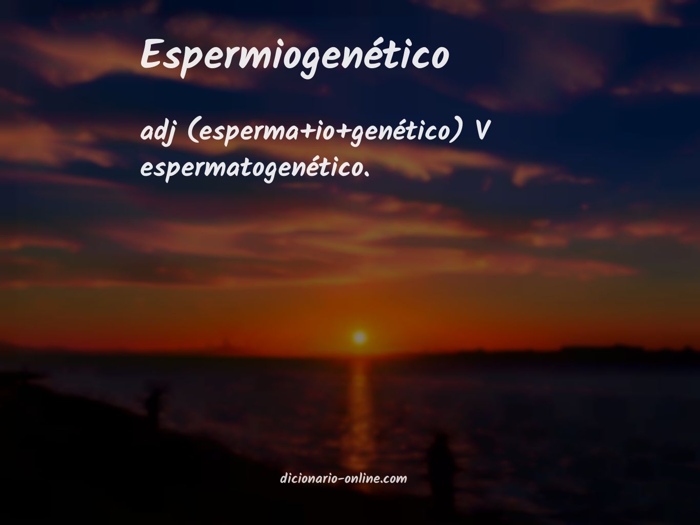 Significado de espermiogenético