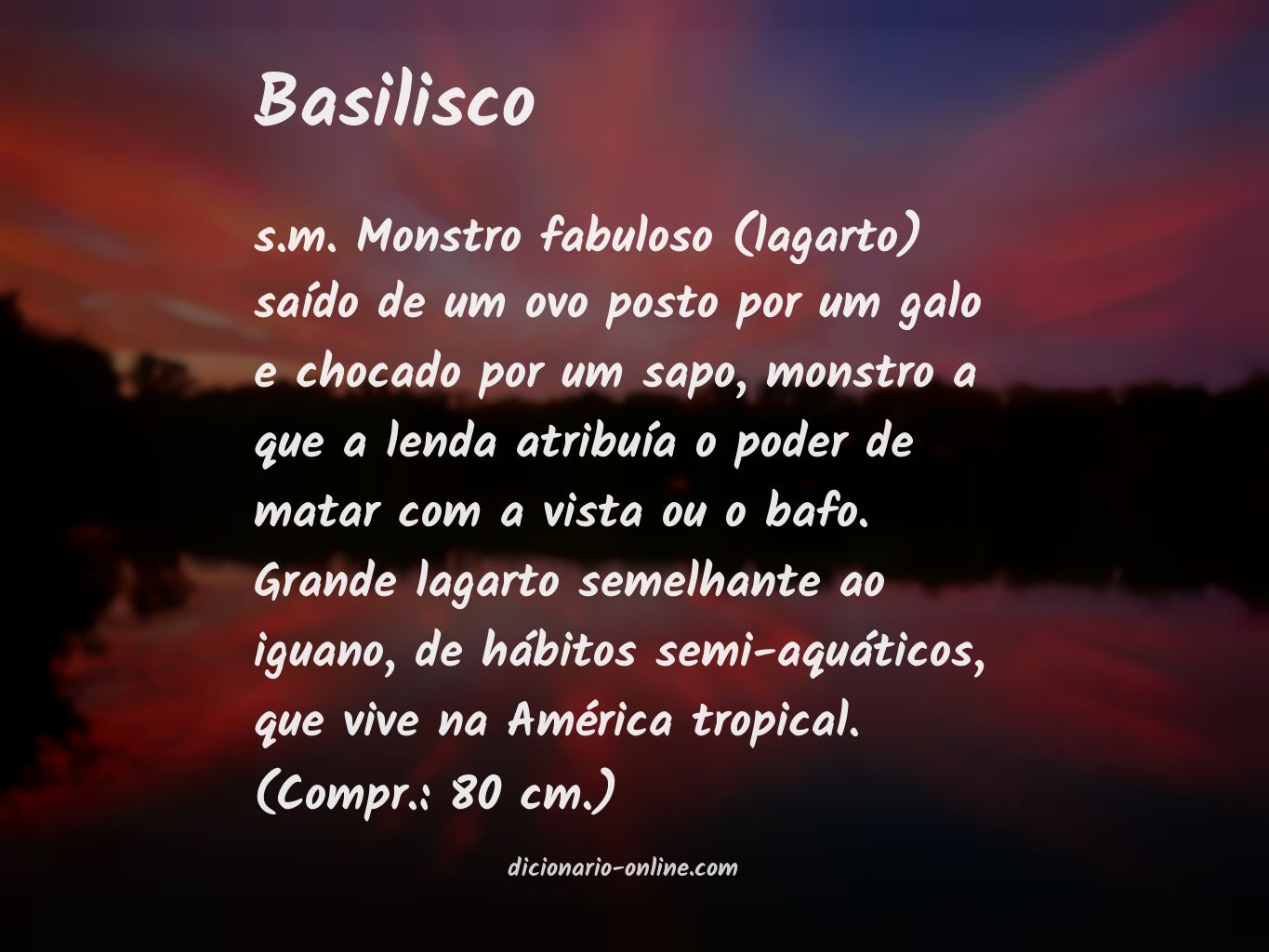 Significado de basilisco