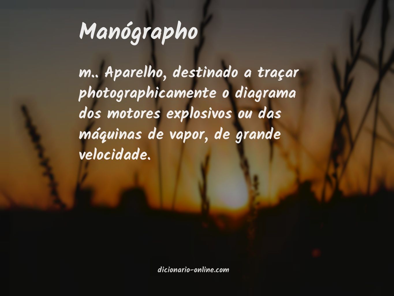 Significado de manógrapho