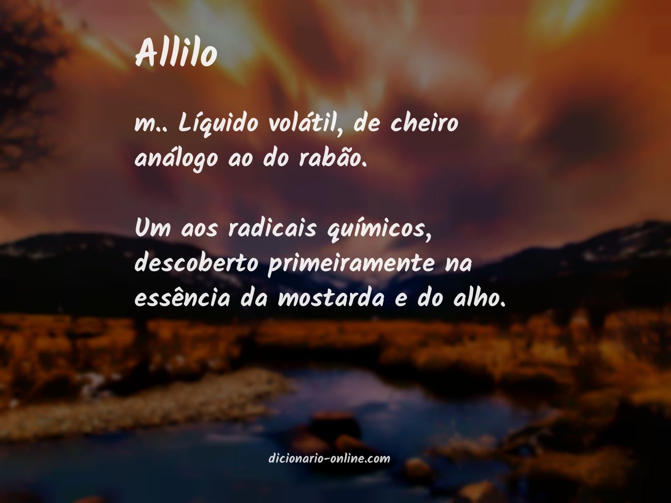 Significado de allilo