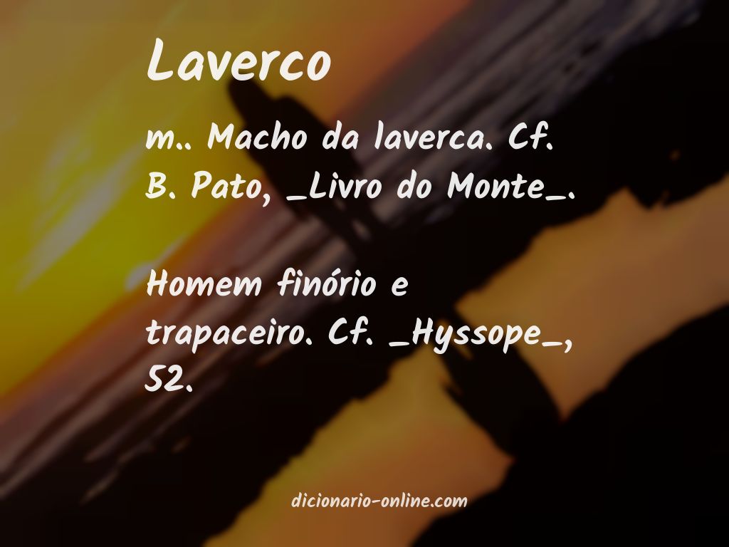 Significado de laverco