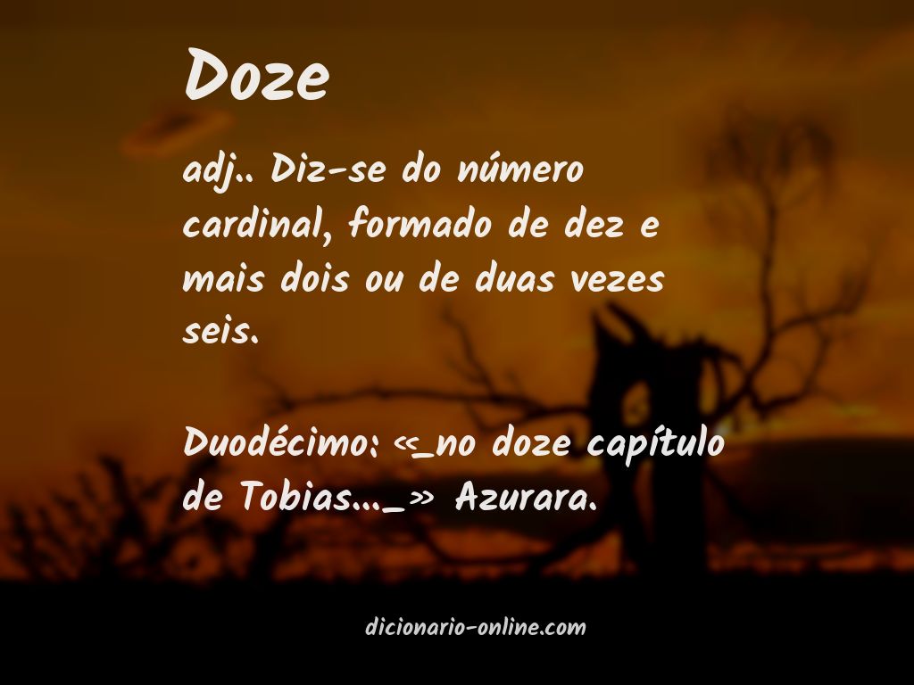 Significado de doze