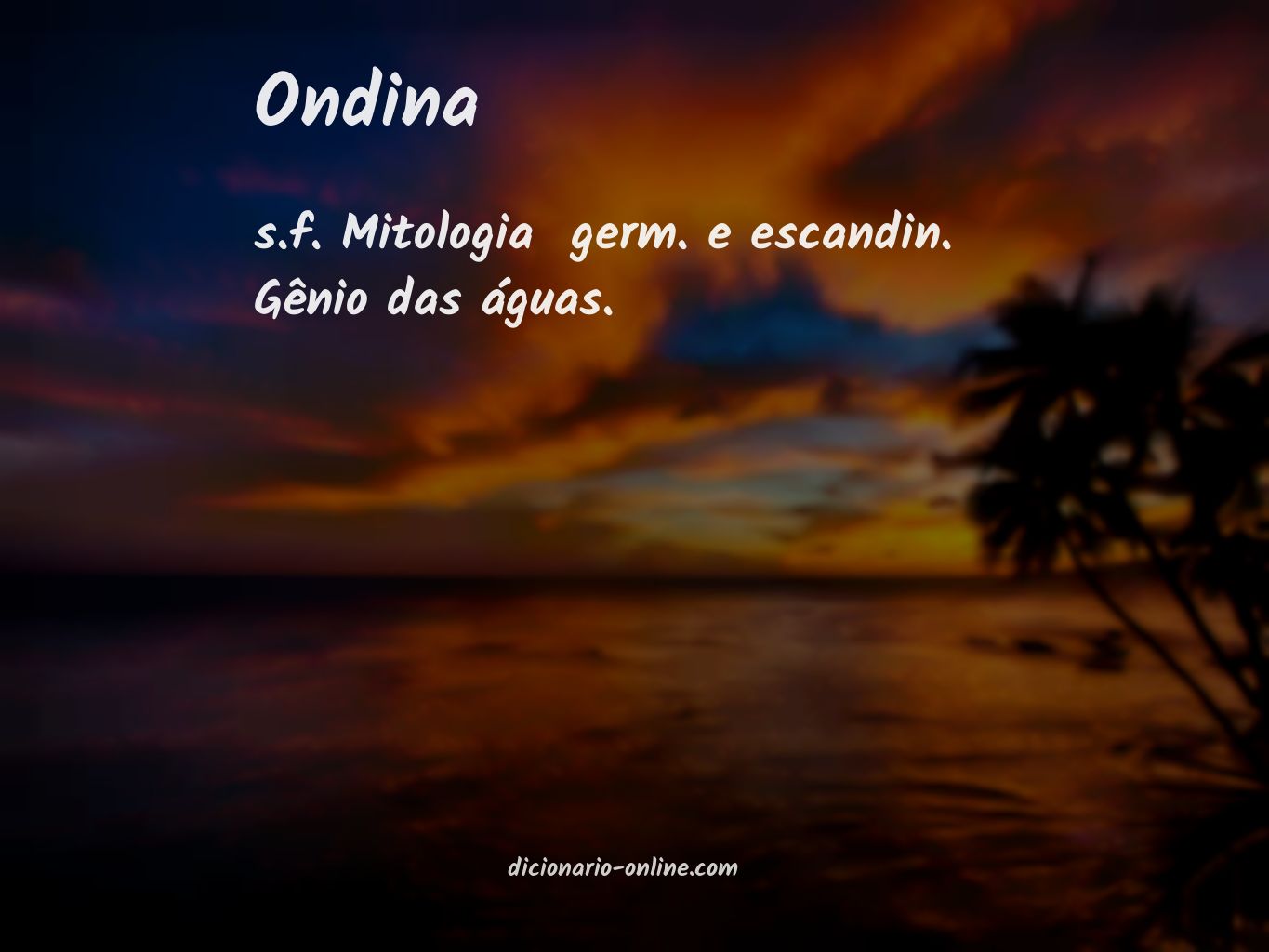 Significado de ondina