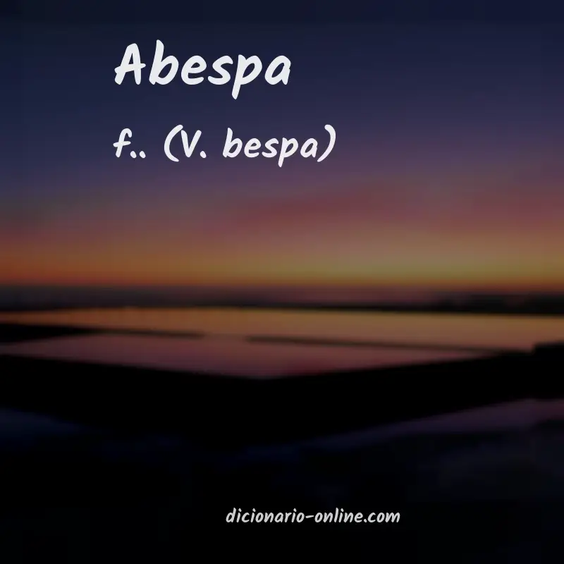 Significado de abespa