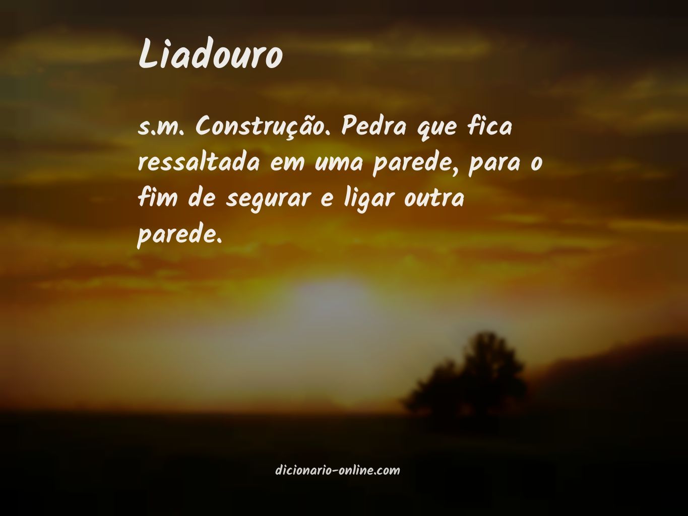 Significado de liadouro