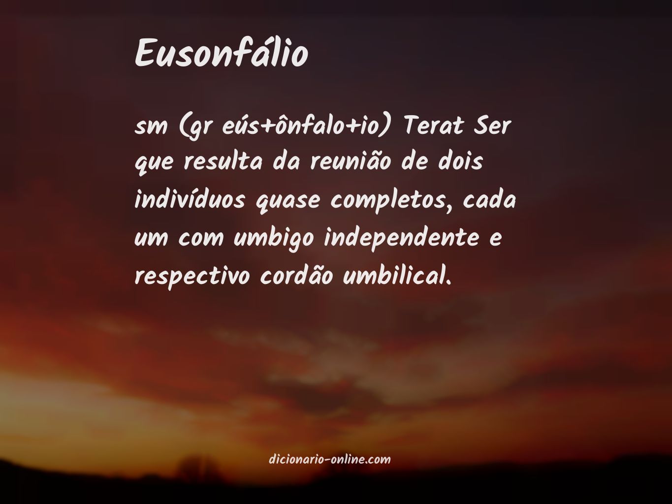 Significado de eusonfálio