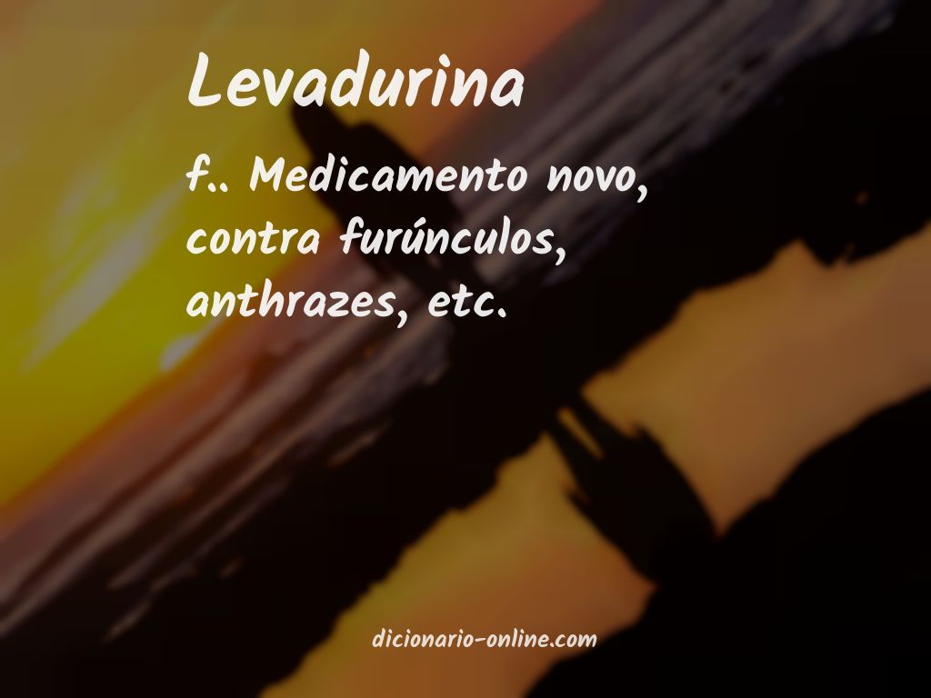 Significado de levadurina