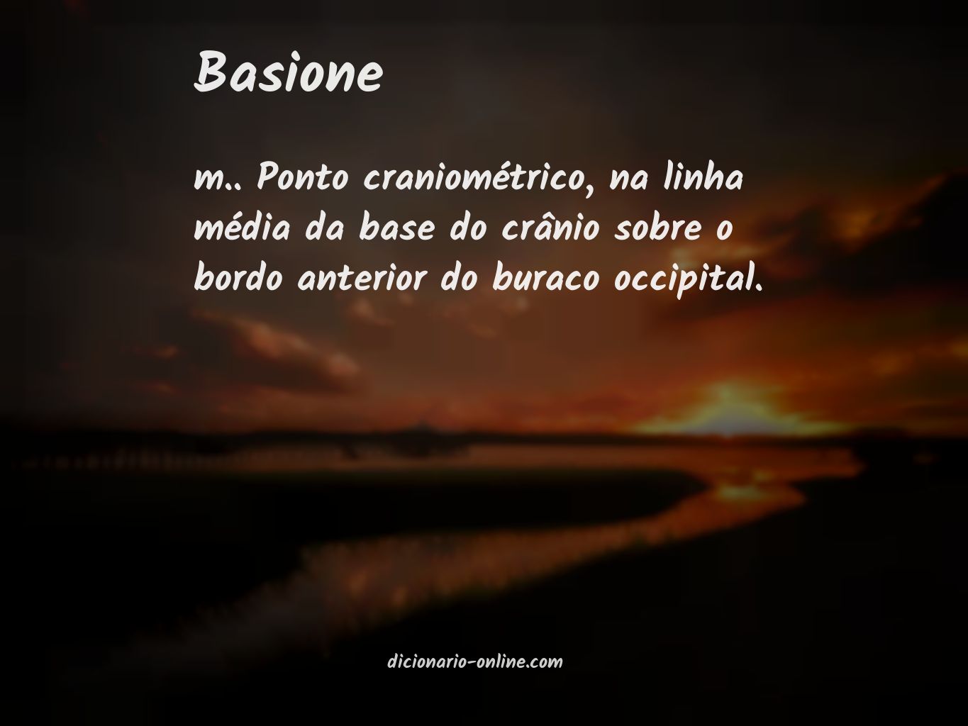 Significado de basione