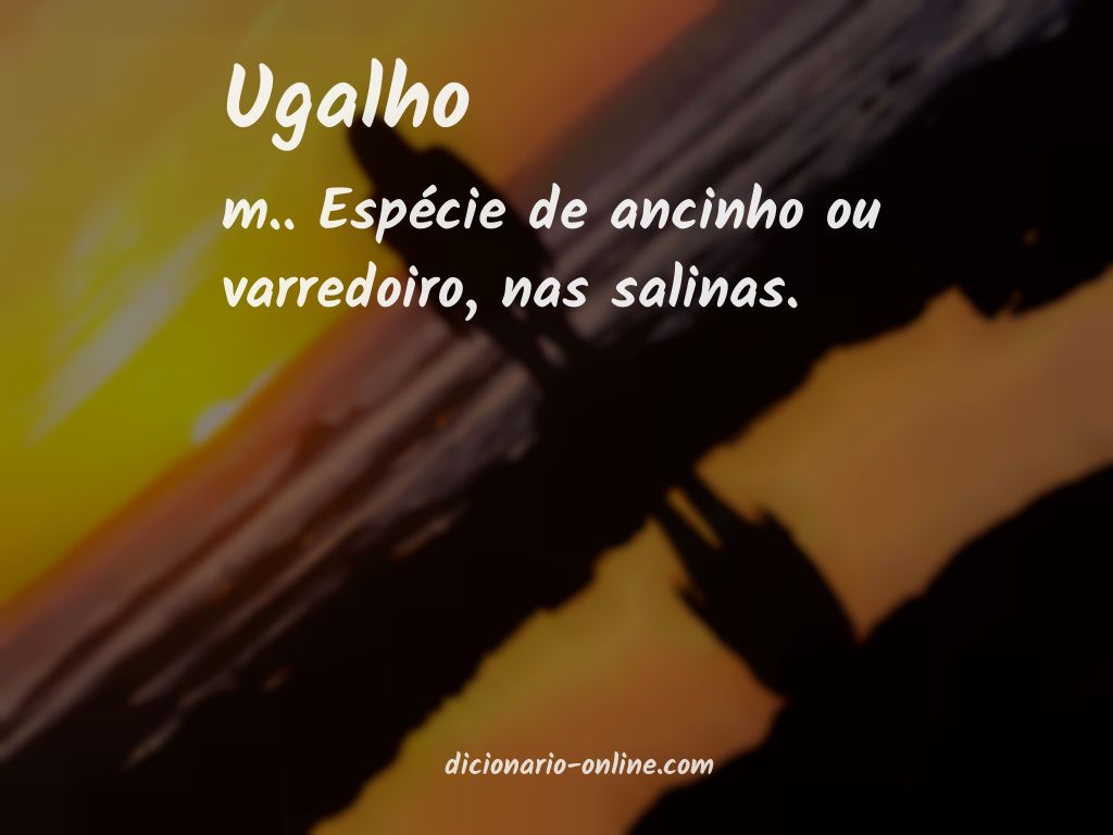 Significado de ugalho