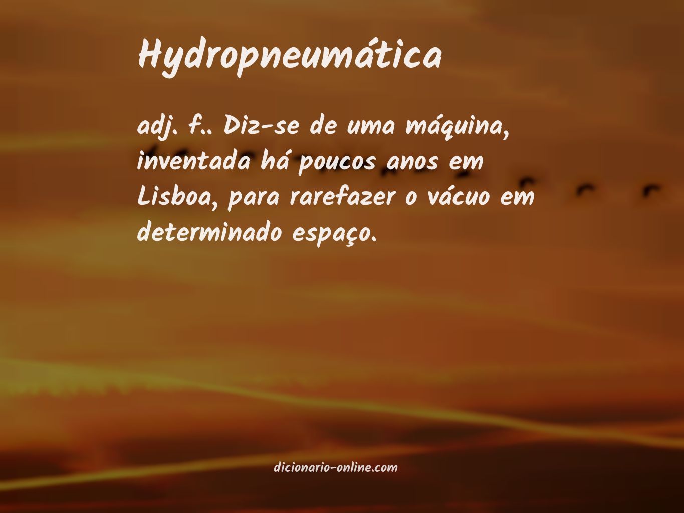 Significado de hydropneumática