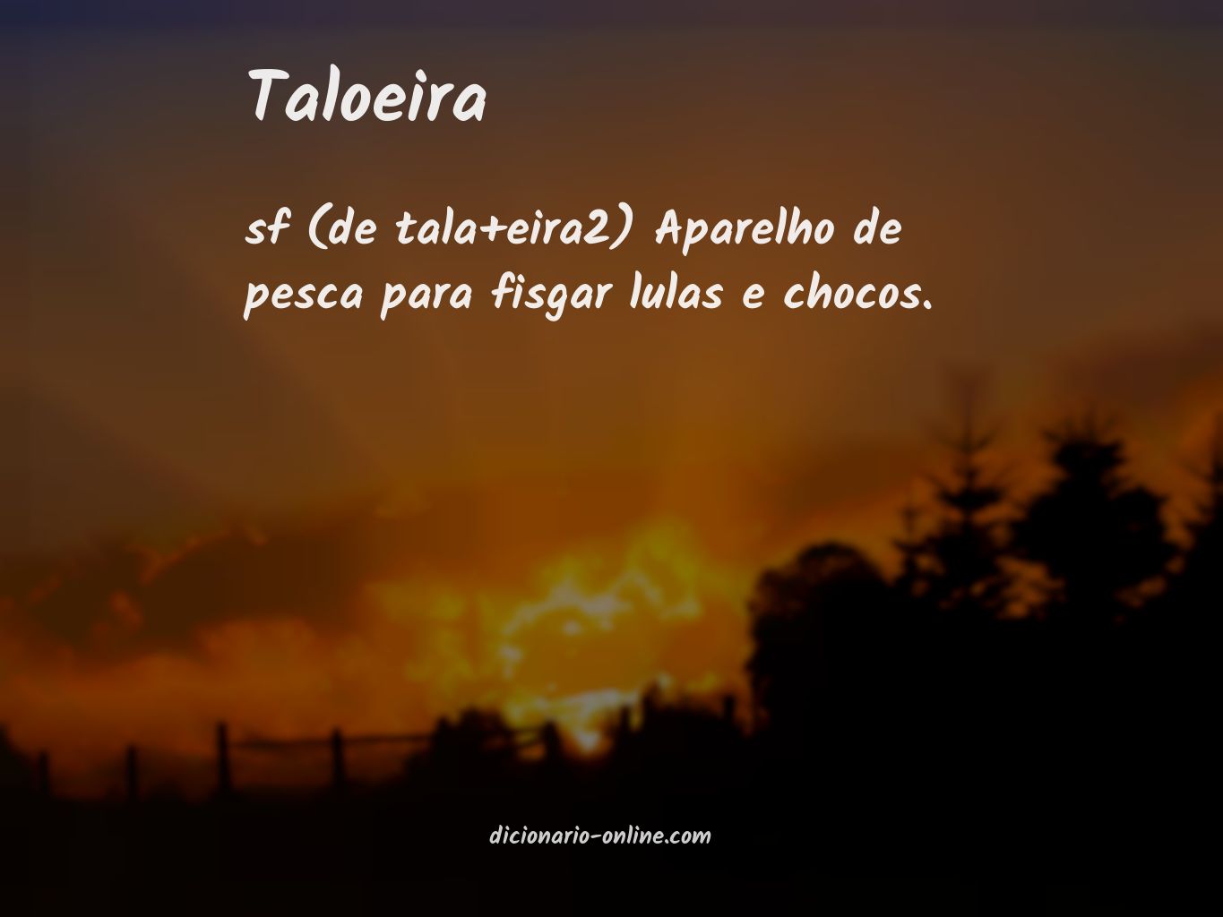 Significado de taloeira