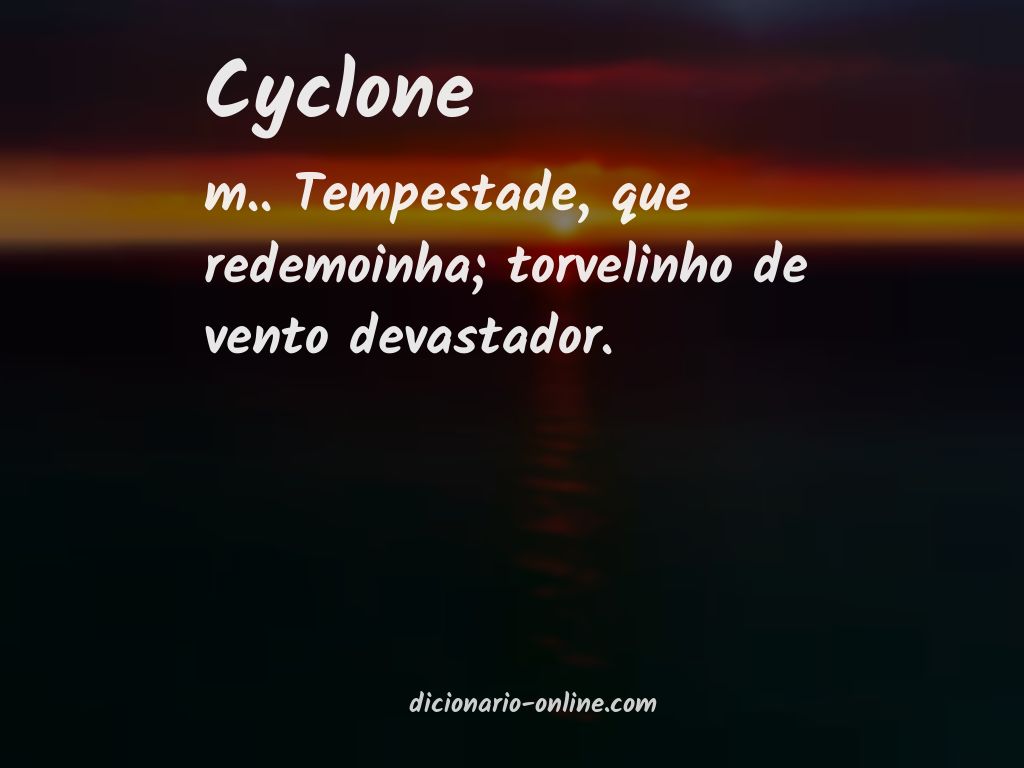 Significado de cyclone