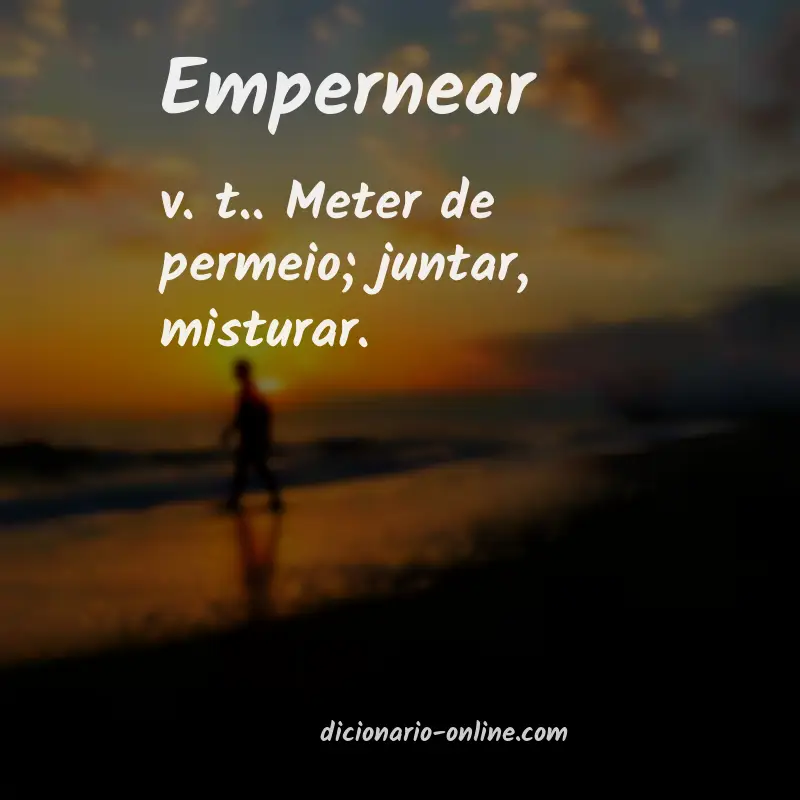 Significado de empernear