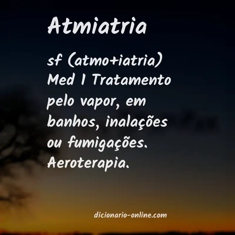 Significado de atmiatria