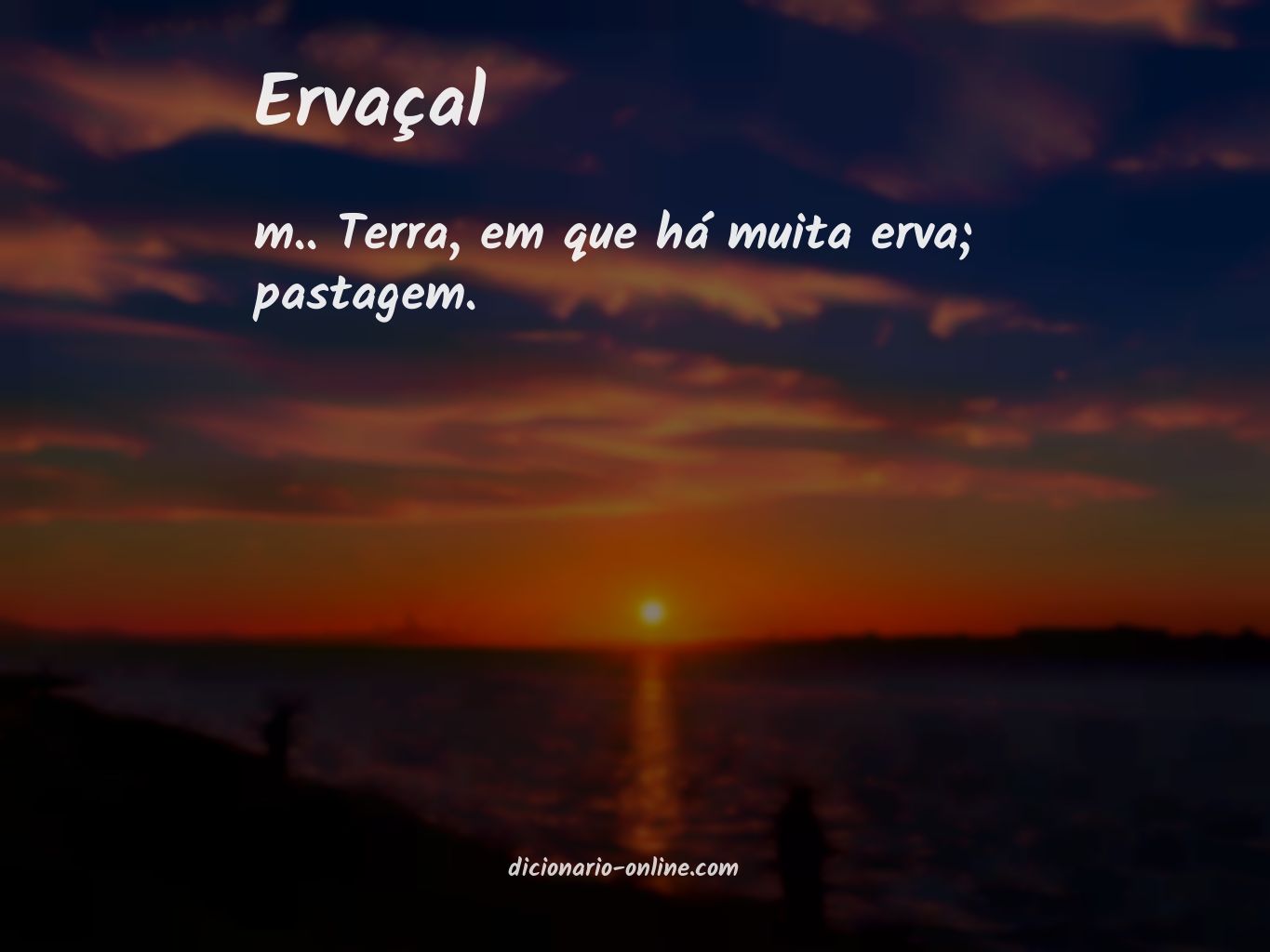 Significado de ervaçal