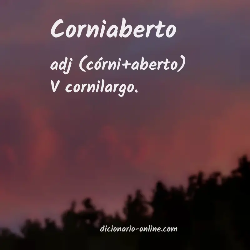 Significado de corniaberto