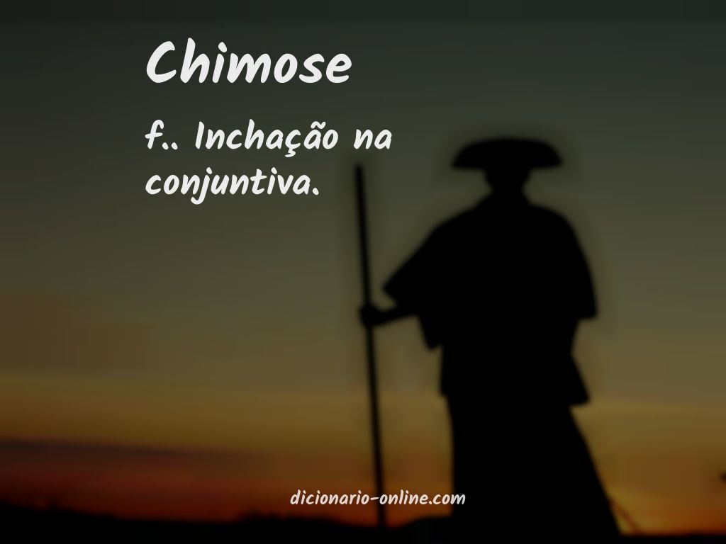 Significado de chimose