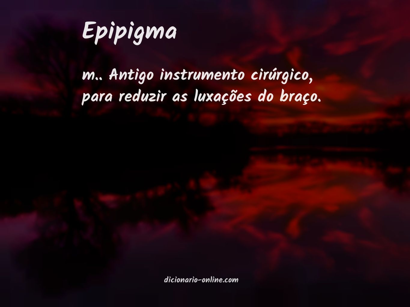 Significado de epipigma